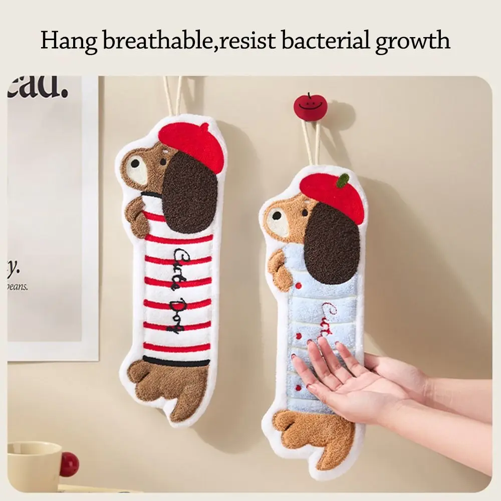 Durable Dachshund Hanging Towel Strong Water Absorption Kitchen Bathroom Hand Towel Embroidery Tableware Cleaning Small Towels
Durable Dachshund Hanging Towel Strong Water Absorption Kitchen Bathroom Hand Towel Embroidery Tableware Cleaning Small Towels