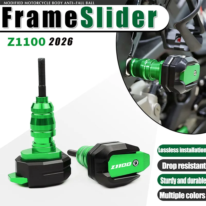 For Z1100 Z 1100 2025 2026 Motorcycle CNC Falling Protection Frame Slider Fairing Guard Anti Crash Pad Protector
For Z1100 Z 1100 2025 2026 Motorcycle CNC Falling Protection Frame Slider Fairing Guard Anti Crash Pad Protector