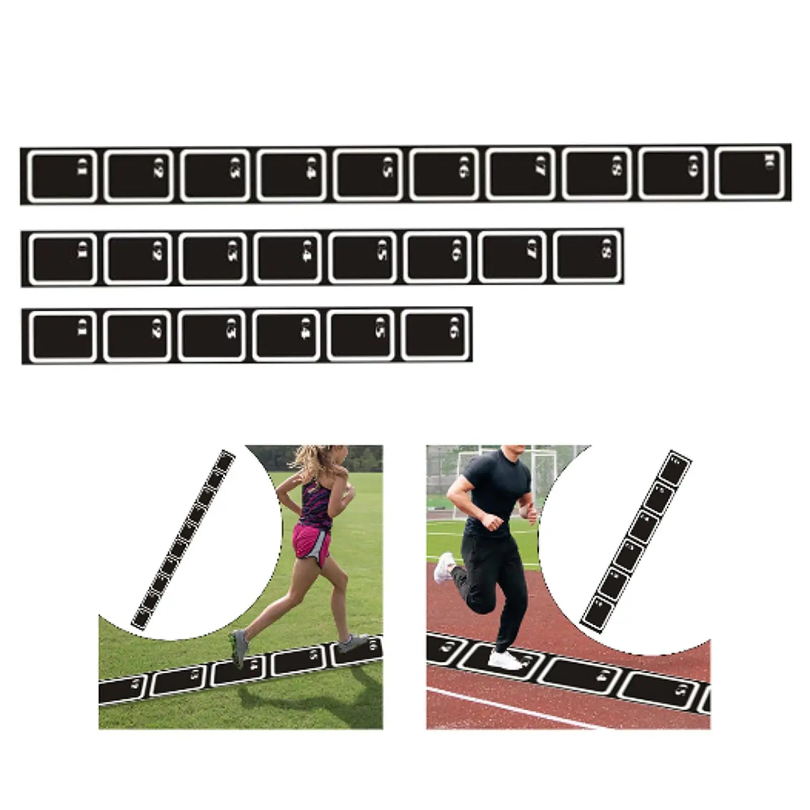 Agility Training Ladder Mat Playground Volleyball Outdoor Soccer Footwork Trainer Improve Speed Skill Strength Balance Power
Agility Training Ladder Mat Playground Volleyball Outdoor Soccer Footwork Trainer Improve Speed Skill Strength Balance Power