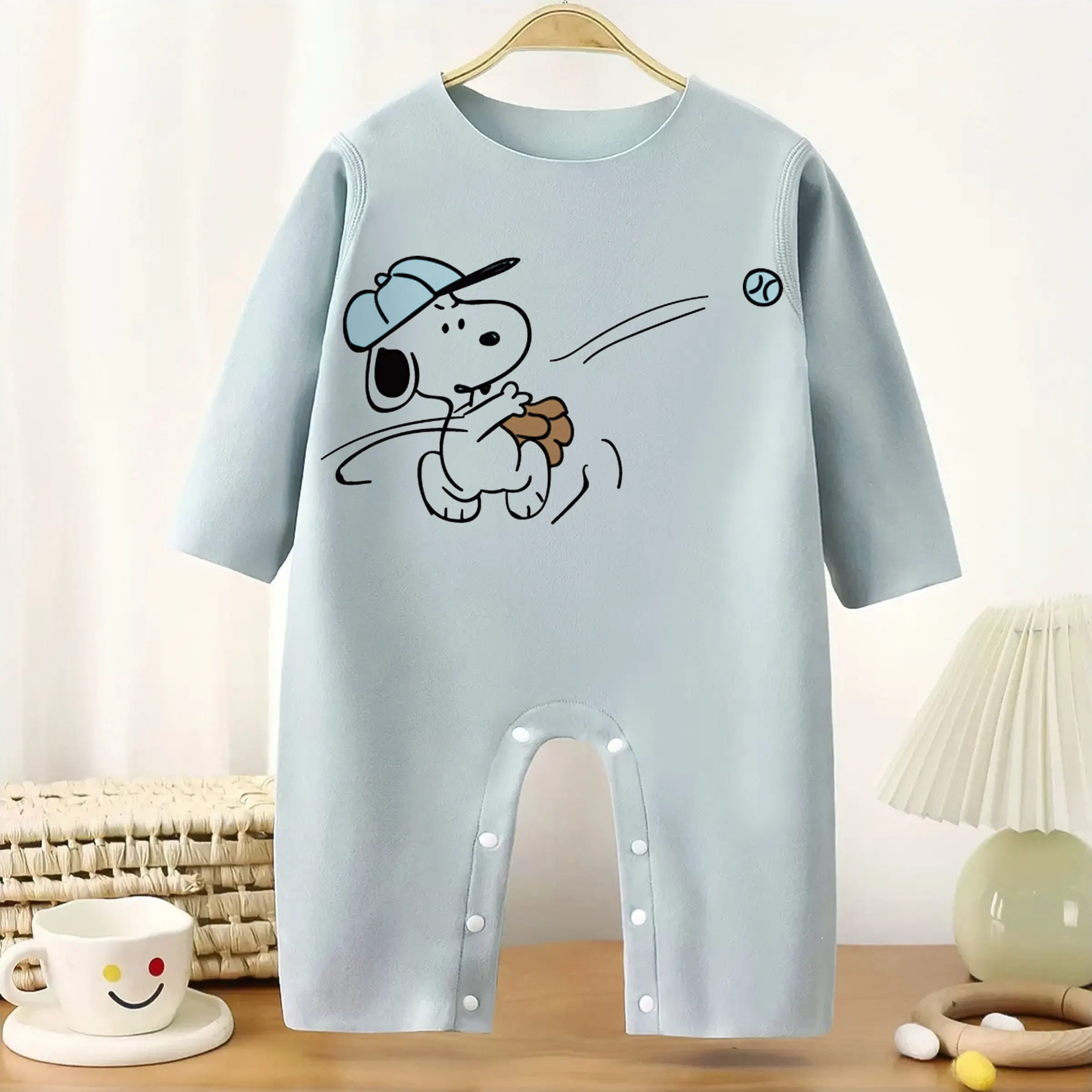 Baseball Kid SNOOPY Long Sleeves Baby Bodysuit Base Keep Warm Onesie for Height 60-90CM Baby Cloths Comfortable Jumpsuit
Baseball Kid SNOOPY Long Sleeves Baby Bodysuit Base Keep Warm Onesie for Height 60-90CM Baby Cloths Comfortable Jumpsuit