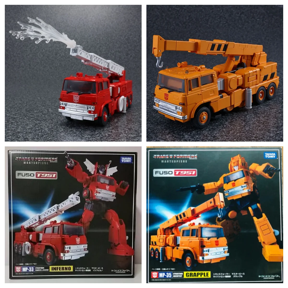 Takara Tomy Transformers Toys MP-33 Inferno MP-35 Grapple Фигурки Трансформер Робот Игрушки Трансформеры Фигурки Игрушки Подарки
Takara Tomy Transformers Toys MP-33 Inferno MP-35 Grapple Фигурки Трансформер Робот Игрушки Трансформеры Фигурки Игрушки Подарки