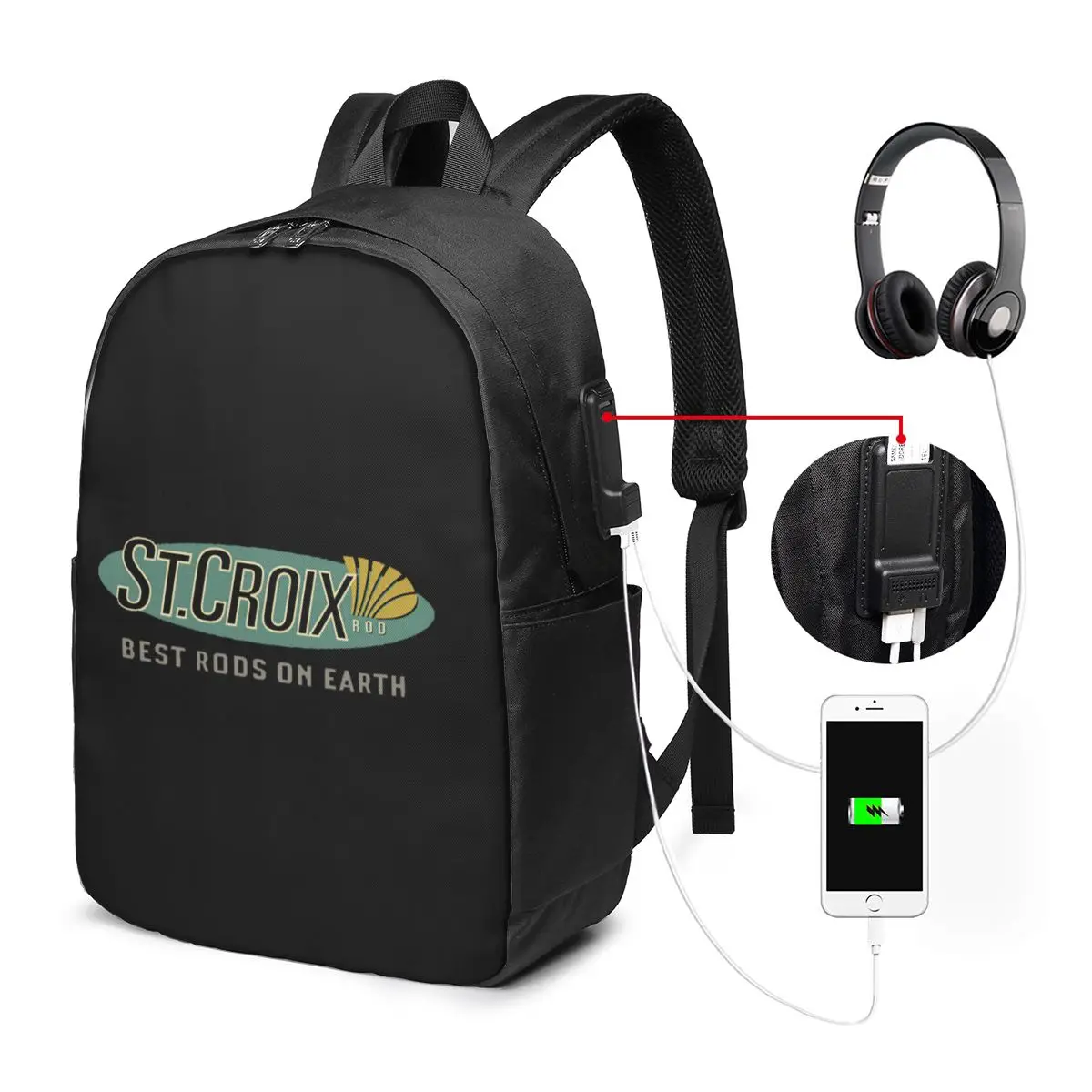St Croix Backpack Travel Notebook Bag Computer College Student School Bag Laptop Shoulder Bags for Men Women
St Croix Backpack Travel Notebook Bag Computer College Student School Bag Laptop Shoulder Bags for Men Women