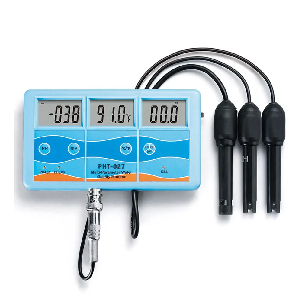 Temperature Multi-Parameter 6-In-1 Water Quality Monitoring Instrument PH-027 Online Detector
Temperature Multi-Parameter 6-In-1 Water Quality Monitoring Instrument PH-027 Online Detector