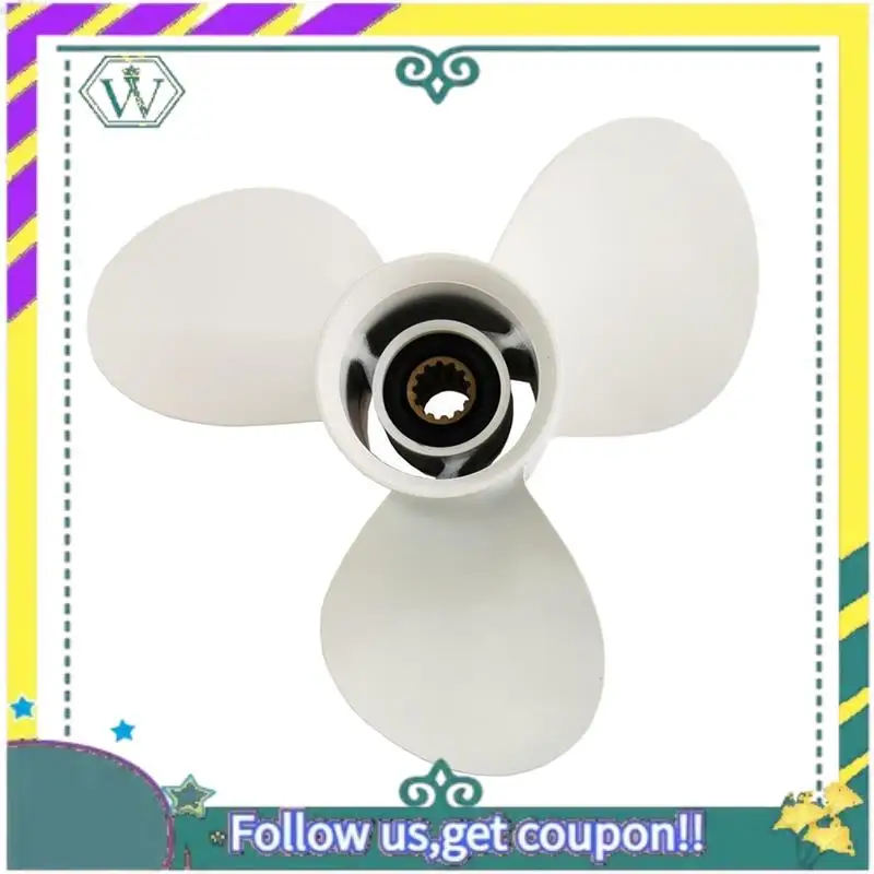 Upgraded 3X11-3/8X12 Outboard Propeller,Boat Engine Aluminum Propeller 663-45952-02-EL For Yamaha 25-60HP
Upgraded 3X11-3/8X12 Outboard Propeller,Boat Engine Aluminum Propeller 663-45952-02-EL For Yamaha 25-60HP