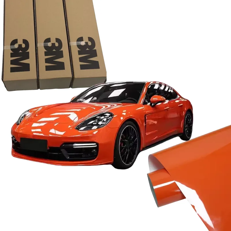 Not Layered Air Release 3M PET Crystal Orange Paint Protection Film Color Ppf Colorful Ppf Car Wrapping Vinyl Wrap Car Films
Not Layered Air Release 3M PET Crystal Orange Paint Protection Film Color Ppf Colorful Ppf Car Wrapping Vinyl Wrap Car Films