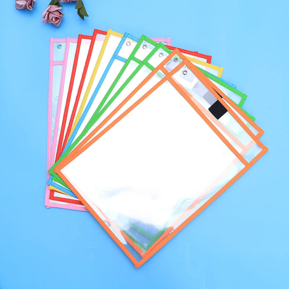 8pcs Reusable Dry Erase Pockets Clear PVC File Bags Waterproof Erasable Office Supplies Sturdy for Home School Office
8pcs Reusable Dry Erase Pockets Clear PVC File Bags Waterproof Erasable Office Supplies Sturdy for Home School Office