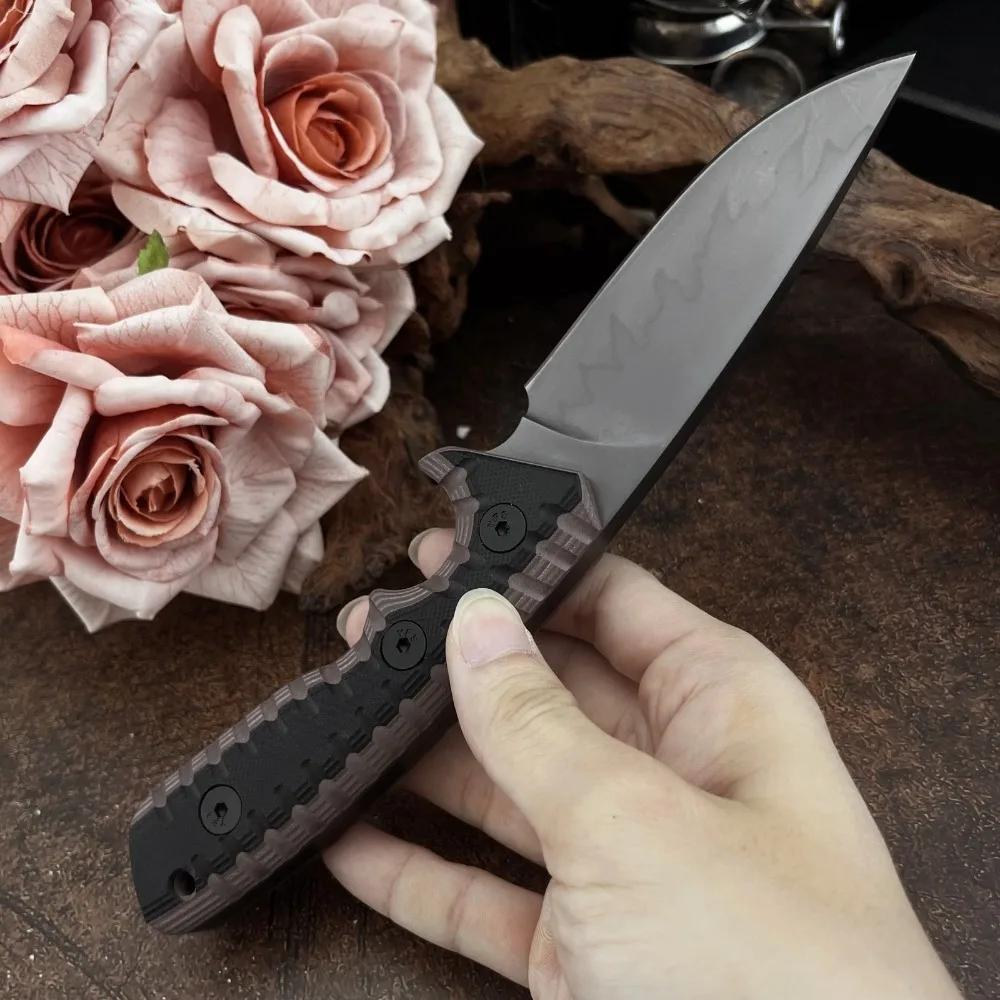 Utility Outdoor Fixed Blade Knife Multifunctional EDC Knife 9Cr18Mov Blade Two-tone G10 Handle Durable Straight Knife
Utility Outdoor Fixed Blade Knife Multifunctional EDC Knife 9Cr18Mov Blade Two-tone G10 Handle Durable Straight Knife