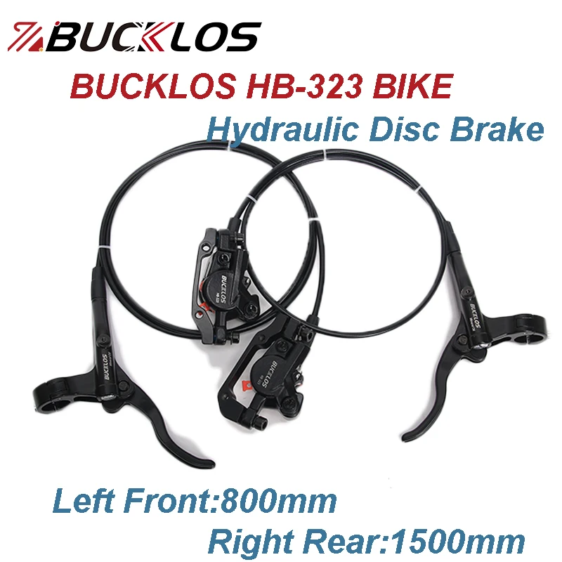 BUCKLOS HB-323 Гидравлический тормоз MTB Набор дисковых тормозов для горного велосипеда 800/1500 мм Левый передний правый задний тормоз Аксессуары для велосипеда
BUCKLOS HB-323 Гидравлический тормоз MTB Набор дисковых тормозов для горного велосипеда 800/1500 мм Левый передний правый задний тормоз Аксессуары для велосипеда