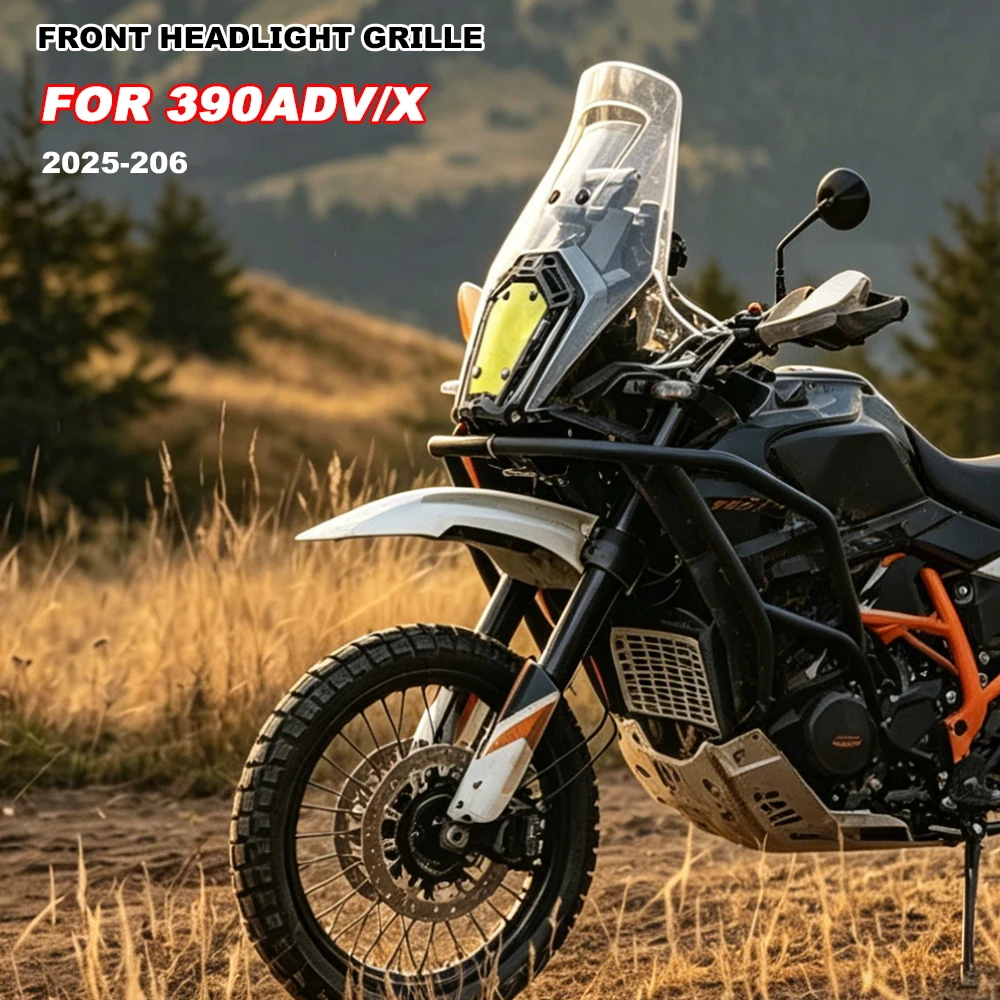 Защитная решетка для фары мотоцикла 2025- для 390 Adventure 390X, аксессуары для защиты фар
Защитная решетка для фары мотоцикла 2025- для 390 Adventure 390X, аксессуары для защиты фар