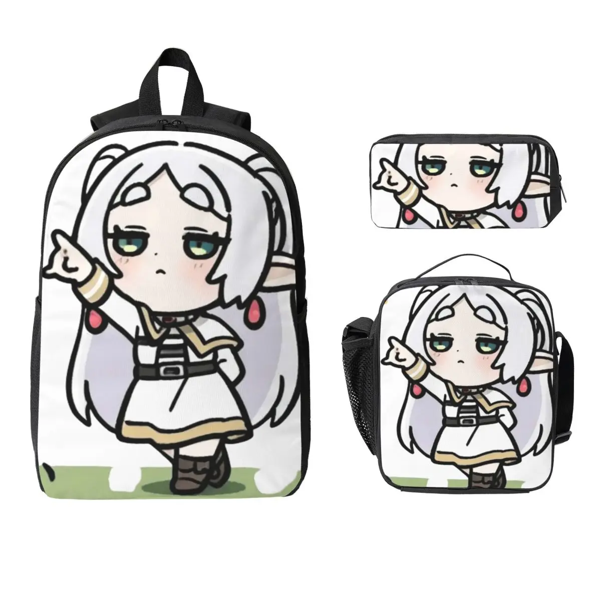 Frieren Chibi Frieren Beyond Journey's End Anime Backpack BookBag School Bag Shoulder Bags 3ps Insulated Lunch Bag Pencil Case
Frieren Chibi Frieren Beyond Journey's End Anime Backpack BookBag School Bag Shoulder Bags 3ps Insulated Lunch Bag Pencil Case