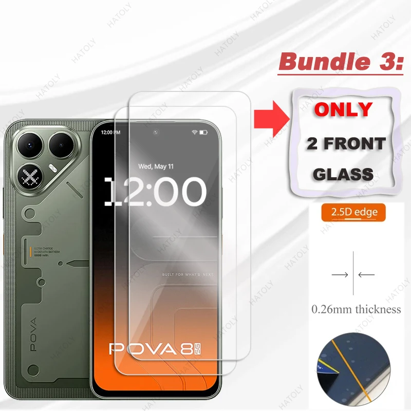For Tecno Pova 8 Glass Clear HD Protective Film For Tecno Pova 8 5G Film Screen Protector Camera Lens Protector For Tecno Pova 8
For Tecno Pova 8 Glass Clear HD Protective Film For Tecno Pova 8 5G Film Screen Protector Camera Lens Protector For Tecno Pova 8