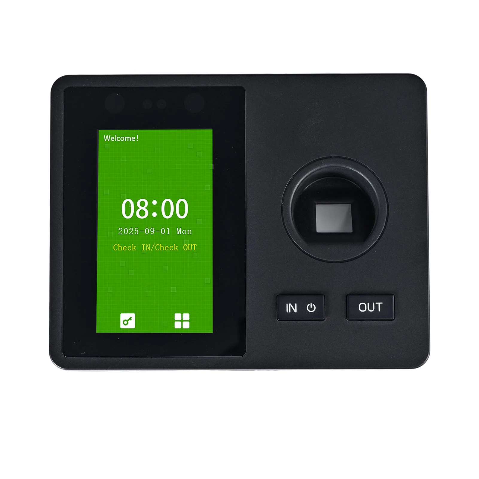 Система учета рабочего времени и контроля доступа для сотрудников: безрежимная, с 1000 паролями, 1000 ID-картами, 1500 отпечатками пальцев
Система учета рабочего времени и контроля доступа для сотрудников: безрежимная, с 1000 паролями, 1000 ID-картами, 1500 отпечатками пальцев