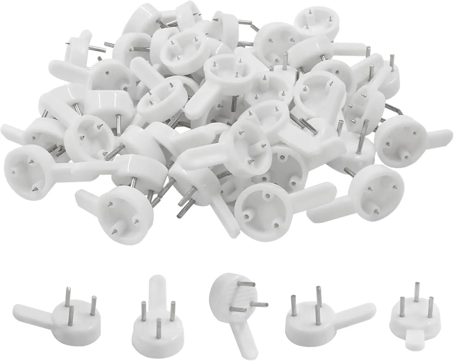 50 PCS Plastic Hangers Hanging , Traceless Wall Concrete Wall Picture Hangers, Hardwall Traceless Nail for Hanging Picture, Ph
50 PCS Plastic Hangers Hanging , Traceless Wall Concrete Wall Picture Hangers, Hardwall Traceless Nail for Hanging Picture, Ph