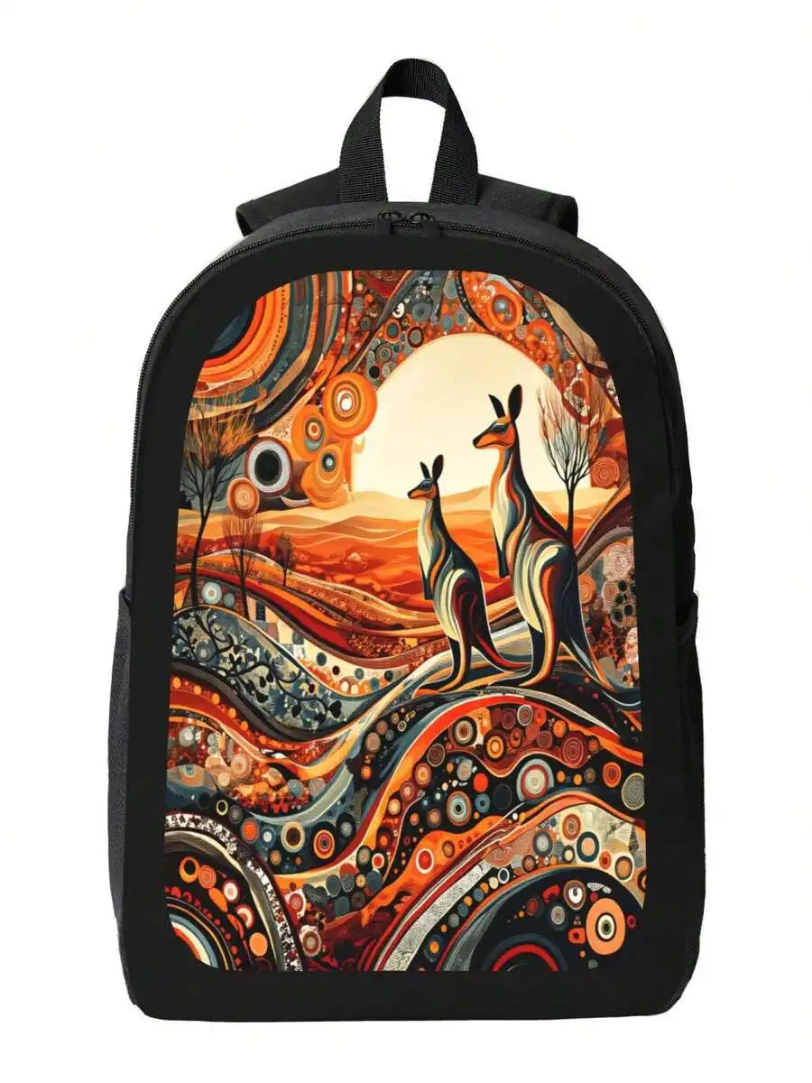 Whimsical Kangaroo Print Backpack For Adults - Lightweight Daily Use With Adjustable Straps And Zipper Closure
Whimsical Kangaroo Print Backpack For Adults - Lightweight Daily Use With Adjustable Straps And Zipper Closure