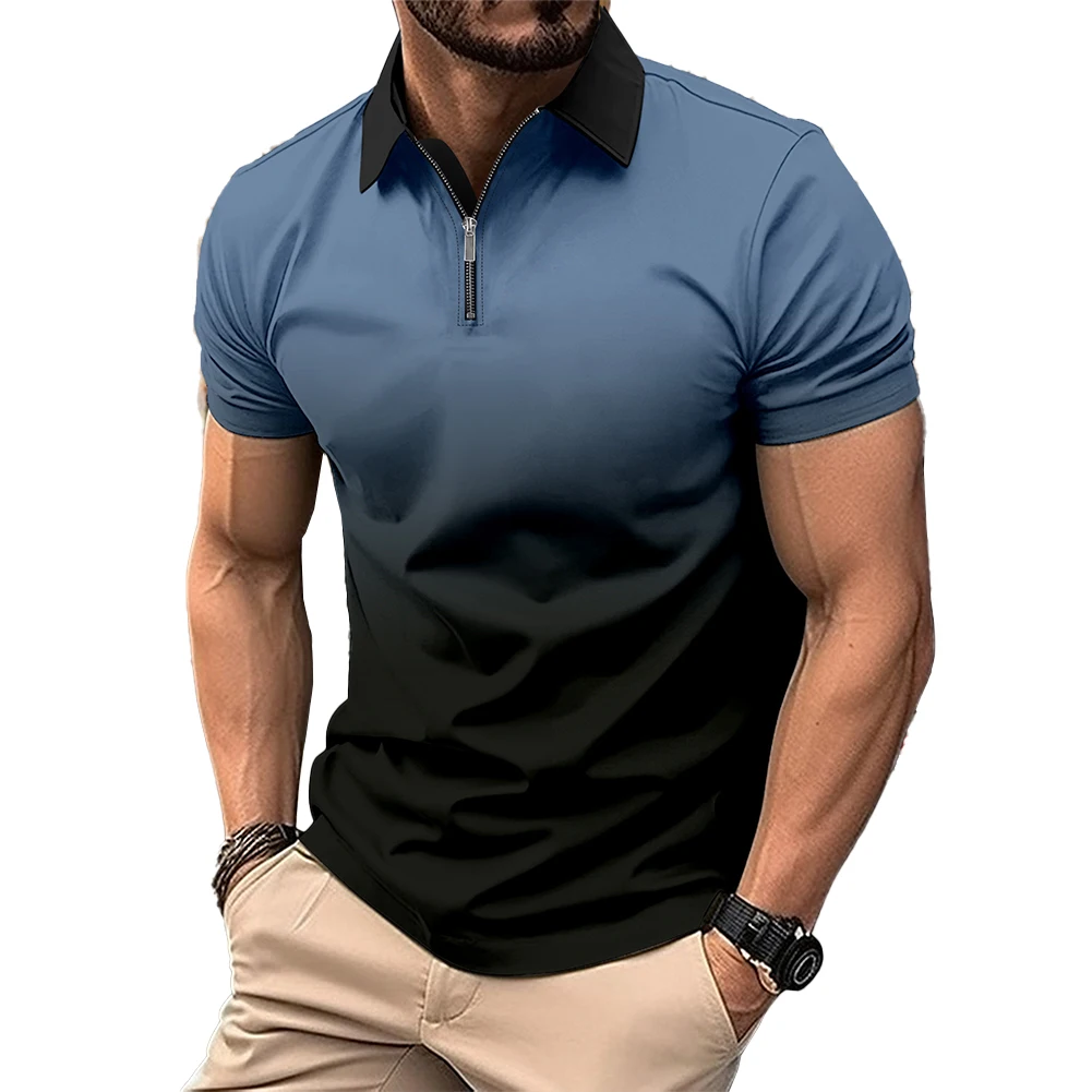 Durable T Shirt Tee Top Zip-up Casual Lapel Loose Men Polyester Regular Shirt Short Sleeve Slight Stretch Daily
Durable T Shirt Tee Top Zip-up Casual Lapel Loose Men Polyester Regular Shirt Short Sleeve Slight Stretch Daily