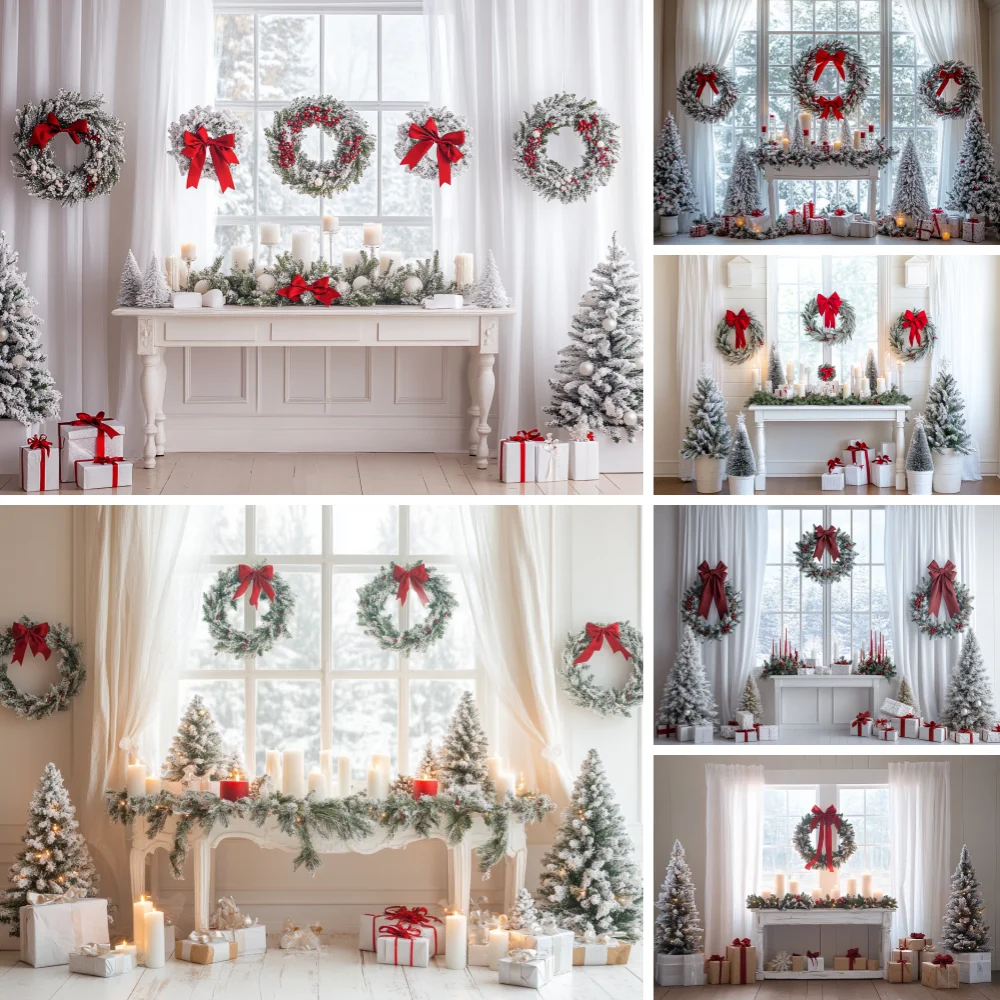 Window Christmas Backdrop Frosted Wreath Red Bow Pine Tree Pine Mantel Garland White Red Candle Pastel Gift Box Shoot Background
Window Christmas Backdrop Frosted Wreath Red Bow Pine Tree Pine Mantel Garland White Red Candle Pastel Gift Box Shoot Background
