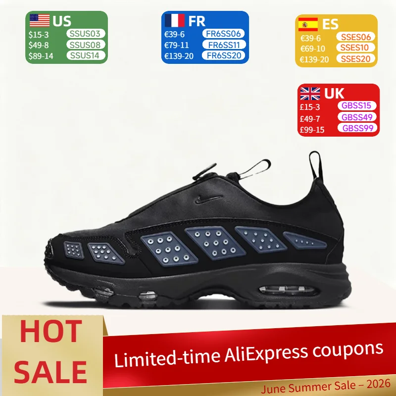 Nike Air Max SNDR: Soft, Minimalist, Versatile, Comfortable, and Durable Low-Top Casual Sneakers for Women in Black FZ2068-001
Nike Air Max SNDR: Soft, Minimalist, Versatile, Comfortable, and Durable Low-Top Casual Sneakers for Women in Black FZ2068-001