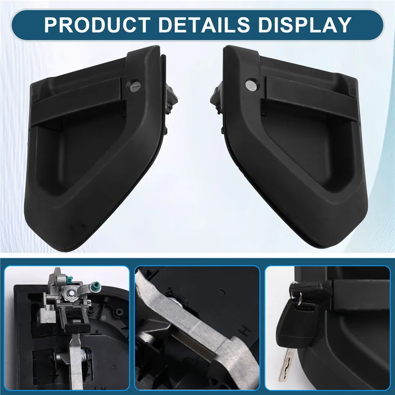 Superior-1Pair Outer Door Handle Trim Panel With 2 Keys For MAN TGL TGM TGS TGX Truck Tractor 81.62641-5012 81.62641-5013 
Superior-1Pair Outer Door Handle Trim Panel With 2 Keys For MAN TGL TGM TGS TGX Truck Tractor 81.62641-5012 81.62641-5013