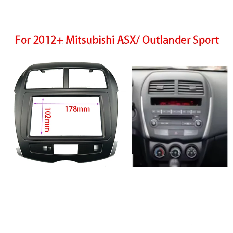2 Din Car Radio Fascia For Mitsubishi ASX RVR 2012+ Outlander Sport For CITROEN C4 Stereo Facia Dash CD Trim Installation
2 Din Car Radio Fascia For Mitsubishi ASX RVR 2012+ Outlander Sport For CITROEN C4 Stereo Facia Dash CD Trim Installation