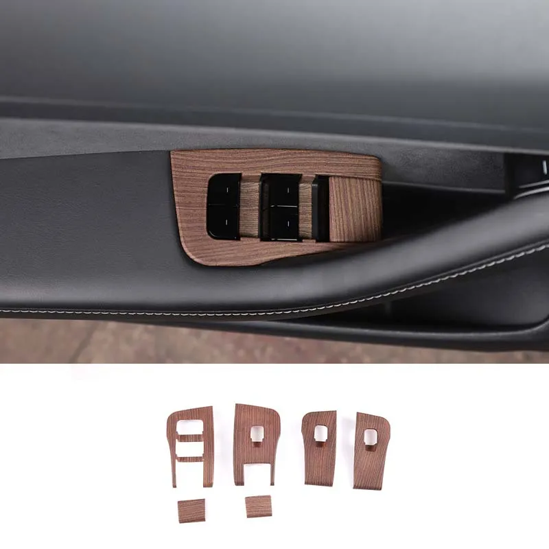 For Tesla Model 3/Y/17-21 glass lift switch frame, window control button decorative frame, ABS pear wood grain 6pcs
For Tesla Model 3/Y/17-21 glass lift switch frame, window control button decorative frame, ABS pear wood grain 6pcs