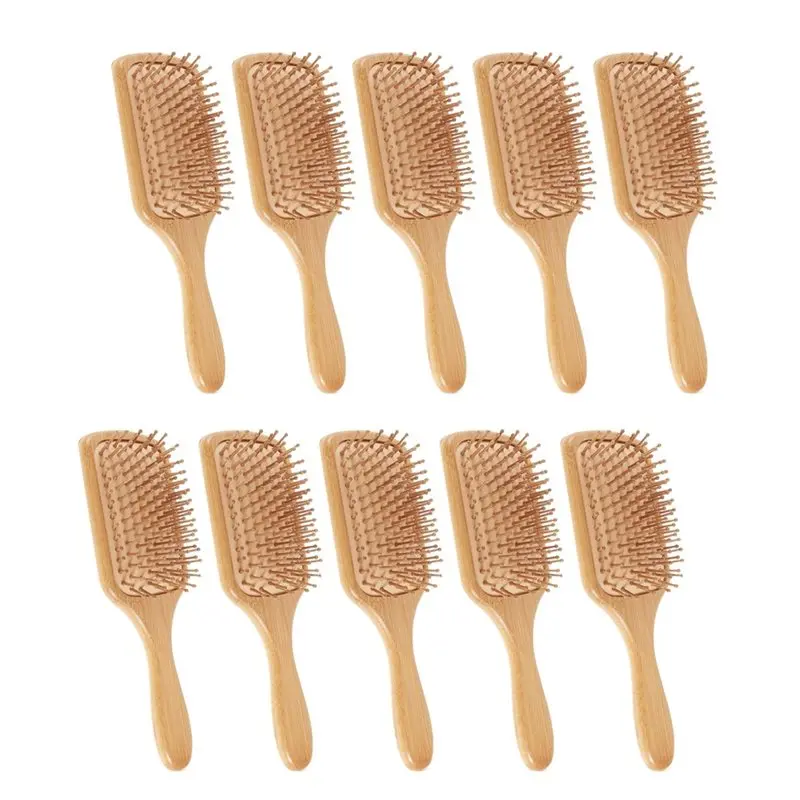 NEW HOT In Stock-10 Pcs Christmas Bamboo Hair Brushes Thanksgiving Bulk Wooden Paddle Brush Scalp Massage Bristle Anti Static En
NEW HOT In Stock-10 Pcs Christmas Bamboo Hair Brushes Thanksgiving Bulk Wooden Paddle Brush Scalp Massage Bristle Anti Static En