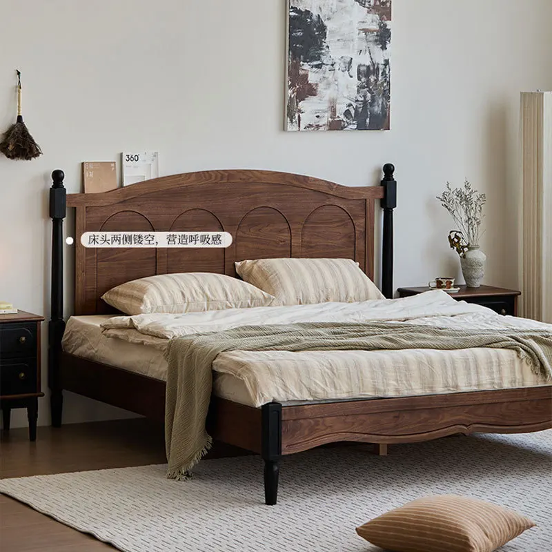 Customizable Solid Wood French Double Bed Log Retro American Double Medieval Master Bedroom Queen Bed
Customizable Solid Wood French Double Bed Log Retro American Double Medieval Master Bedroom Queen Bed