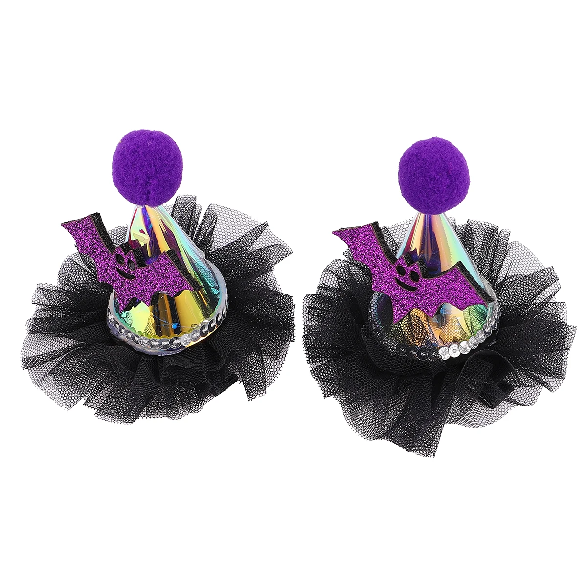 2Pcs Wizard Hat Hairpin Halloween Party Stage Cosplay Accessories Lightweight Durable Children Bobby Pin Set Decorations
2Pcs Wizard Hat Hairpin Halloween Party Stage Cosplay Accessories Lightweight Durable Children Bobby Pin Set Decorations