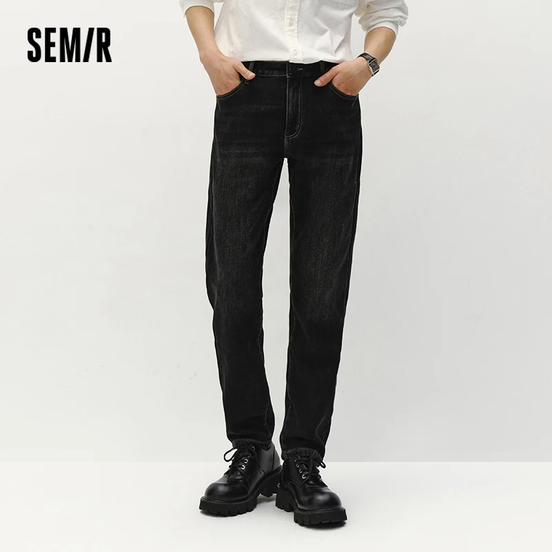 Semir Jeans Men Winter Fleece Lined Elastic Skinny Pants Retro Simple Commuting Long Pants Slim & Tall Men'S Wear
Semir Jeans Men Winter Fleece Lined Elastic Skinny Pants Retro Simple Commuting Long Pants Slim & Tall Men'S Wear