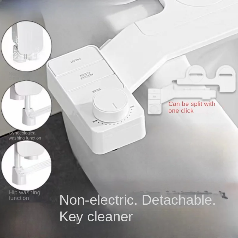 New Detachable Button Bidet Non Electric Slim Bidet Bathroom Toilet Accessory Single Cold Double Spray Women Self Cleaning
New Detachable Button Bidet Non Electric Slim Bidet Bathroom Toilet Accessory Single Cold Double Spray Women Self Cleaning