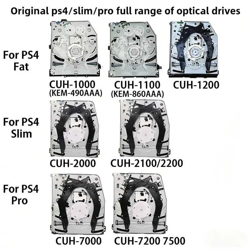 Compatible with PS4 Console Optical Drive Built-in Thick and Slim Models Slim Pro 2000 Repair Replacement
Compatible with PS4 Console Optical Drive Built-in Thick and Slim Models Slim Pro 2000 Repair Replacement