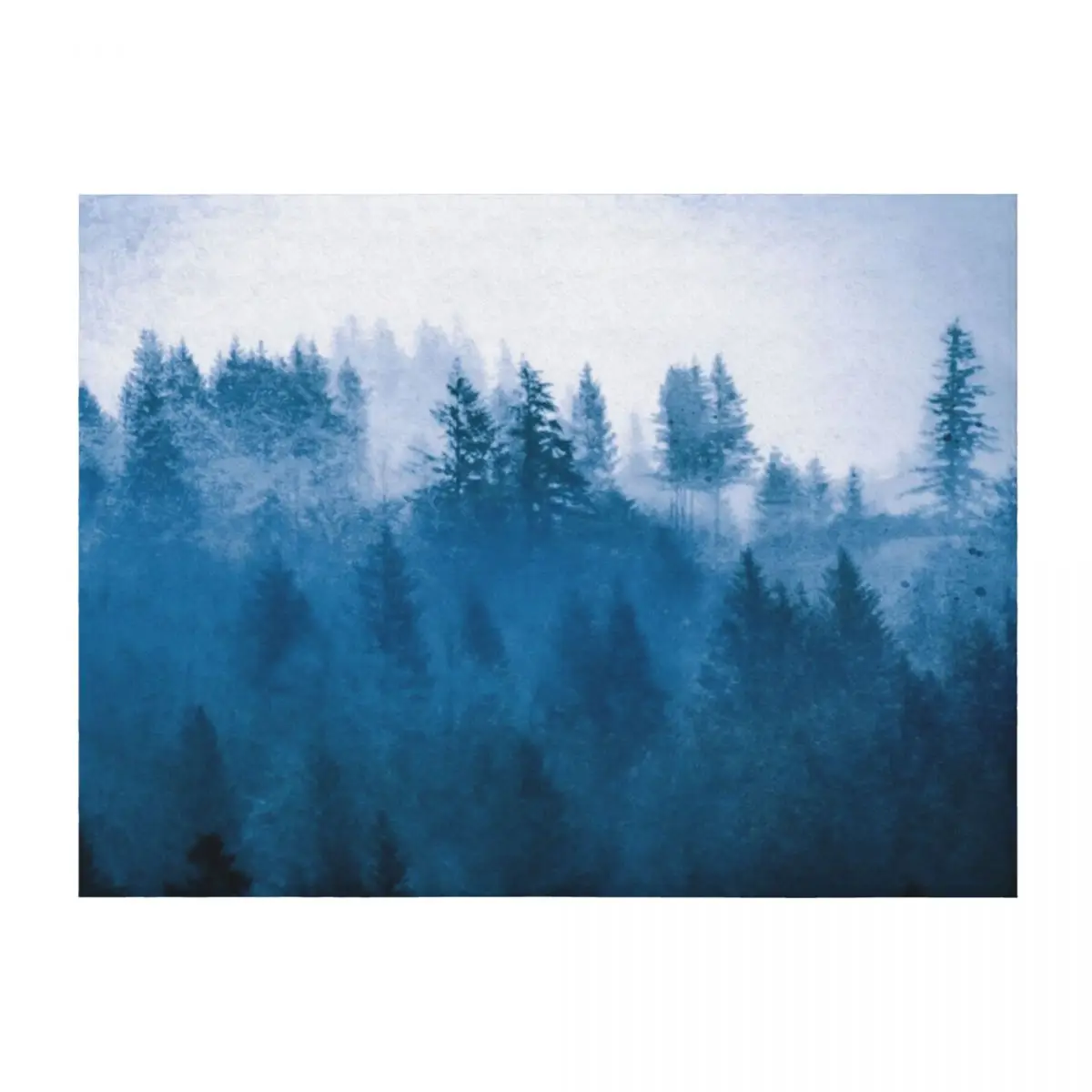 Fog Forest in the Mountains - Blue Winter Day Foggy Trees Throw Blanket Moving Luxury Brand Plaid on the sofa Blankets
Fog Forest in the Mountains - Blue Winter Day Foggy Trees Throw Blanket Moving Luxury Brand Plaid on the sofa Blankets