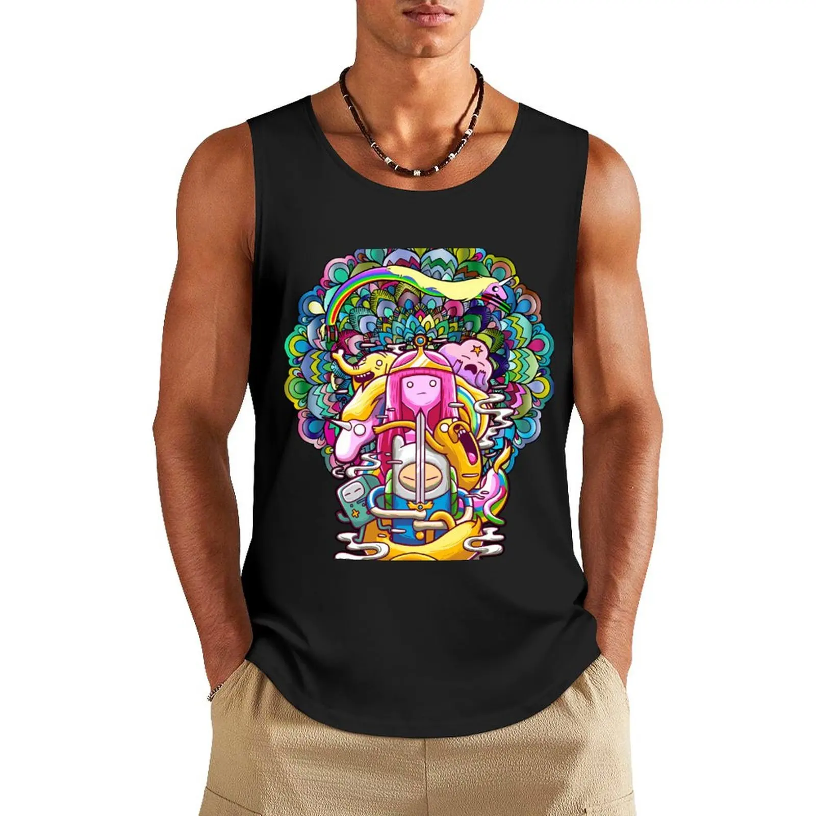 Adventure Time Mandala Special T&x2D;shirt Tank Top plain t-shirt sleeveless vests
Adventure Time Mandala Special T&x2D;shirt Tank Top plain t-shirt sleeveless vests