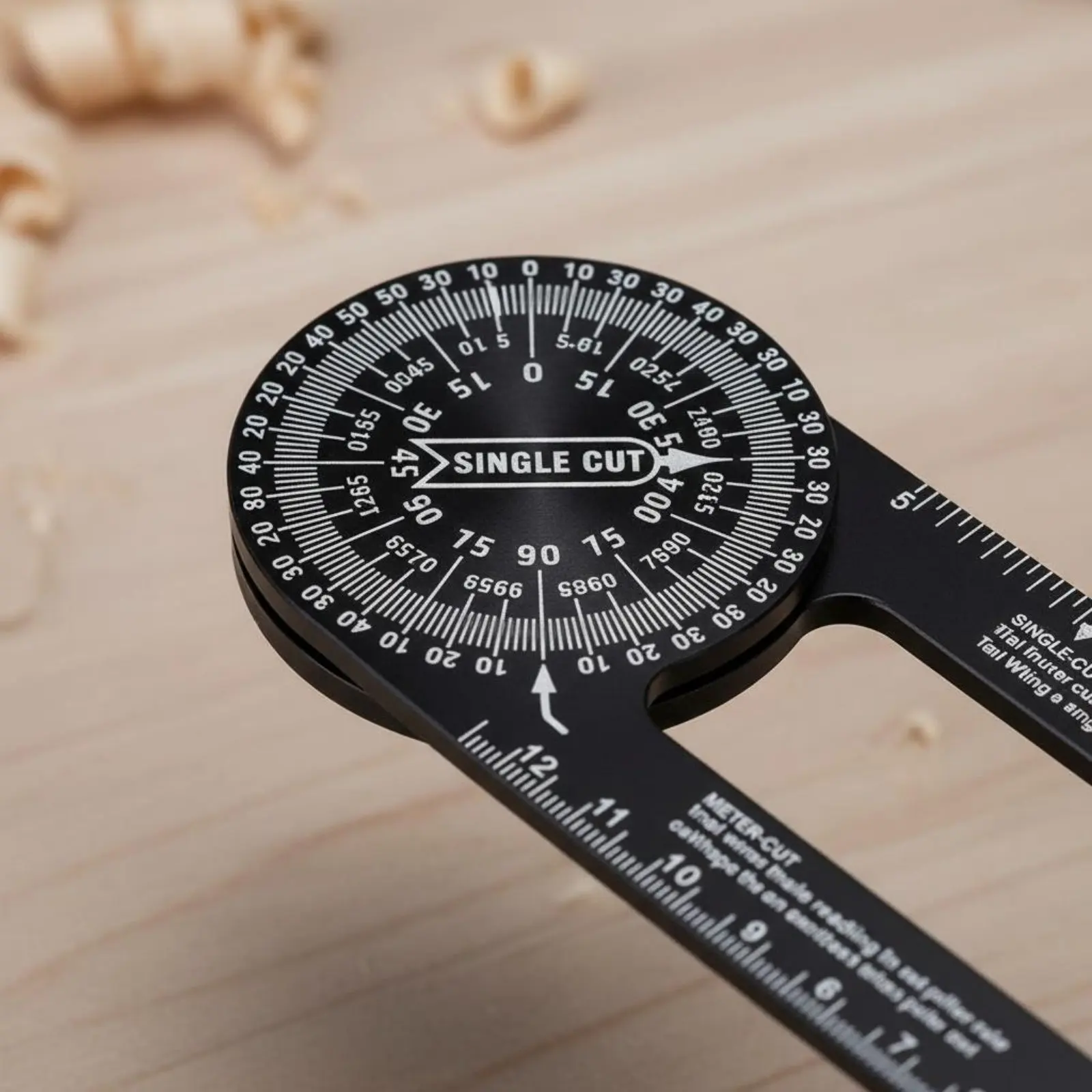 Aluminum Alloy Protractor High Precision 360 Degree Angle Locator Woodworking Angle Gauge Slotless Design Measuring Tool
Aluminum Alloy Protractor High Precision 360 Degree Angle Locator Woodworking Angle Gauge Slotless Design Measuring Tool