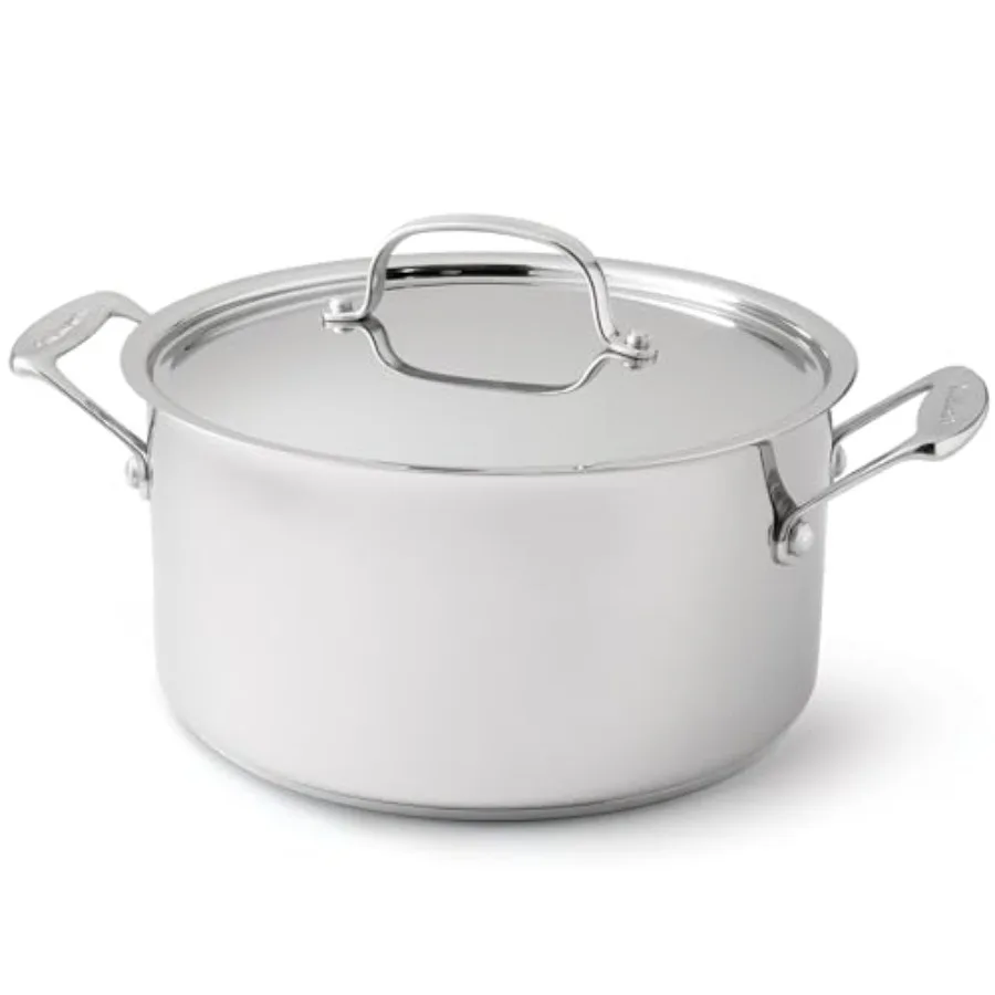 744-24 Chef's Classic Stainless Stockpot with Cover, 6-Quart, Silver
744-24 Chef's Classic Stainless Stockpot with Cover, 6-Quart, Silver