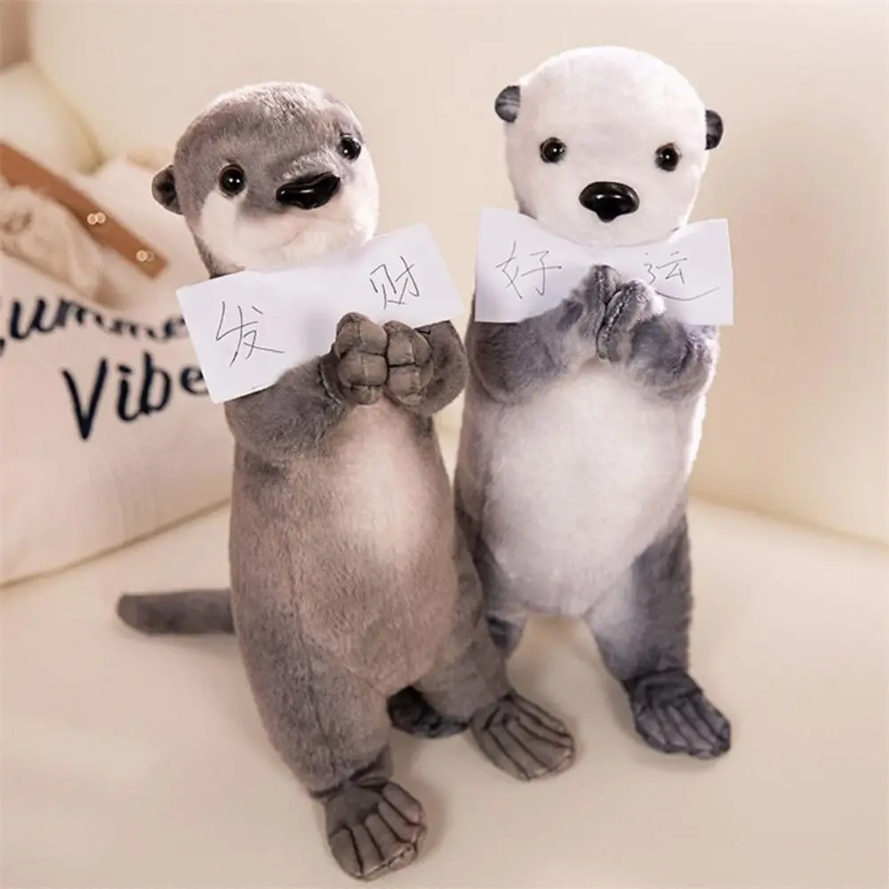 Lovely Thank for Blessing Sea Otter Short-Tailed Bless Luck Animal Lifelike 35cm Stuffed Red Panda Birthday Gift
Lovely Thank for Blessing Sea Otter Short-Tailed Bless Luck Animal Lifelike 35cm Stuffed Red Panda Birthday Gift
