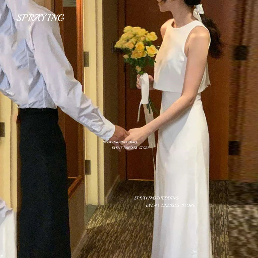 SPRAYING Korea 2 Piece Wedding Dress Korea Photoshoot Mermaid Bridal Gown Floor Length Formal Occasion Dresses Custom Made
SPRAYING Korea 2 Piece Wedding Dress Korea Photoshoot Mermaid Bridal Gown Floor Length Formal Occasion Dresses Custom Made