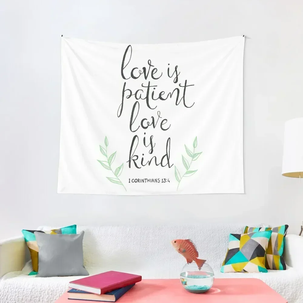Love Is Patient, Love Is Kind Tapestry Room Aesthetic Decor Bathroom Decor Home Decoration Accessories Tapestry
Love Is Patient, Love Is Kind Tapestry Room Aesthetic Decor Bathroom Decor Home Decoration Accessories Tapestry