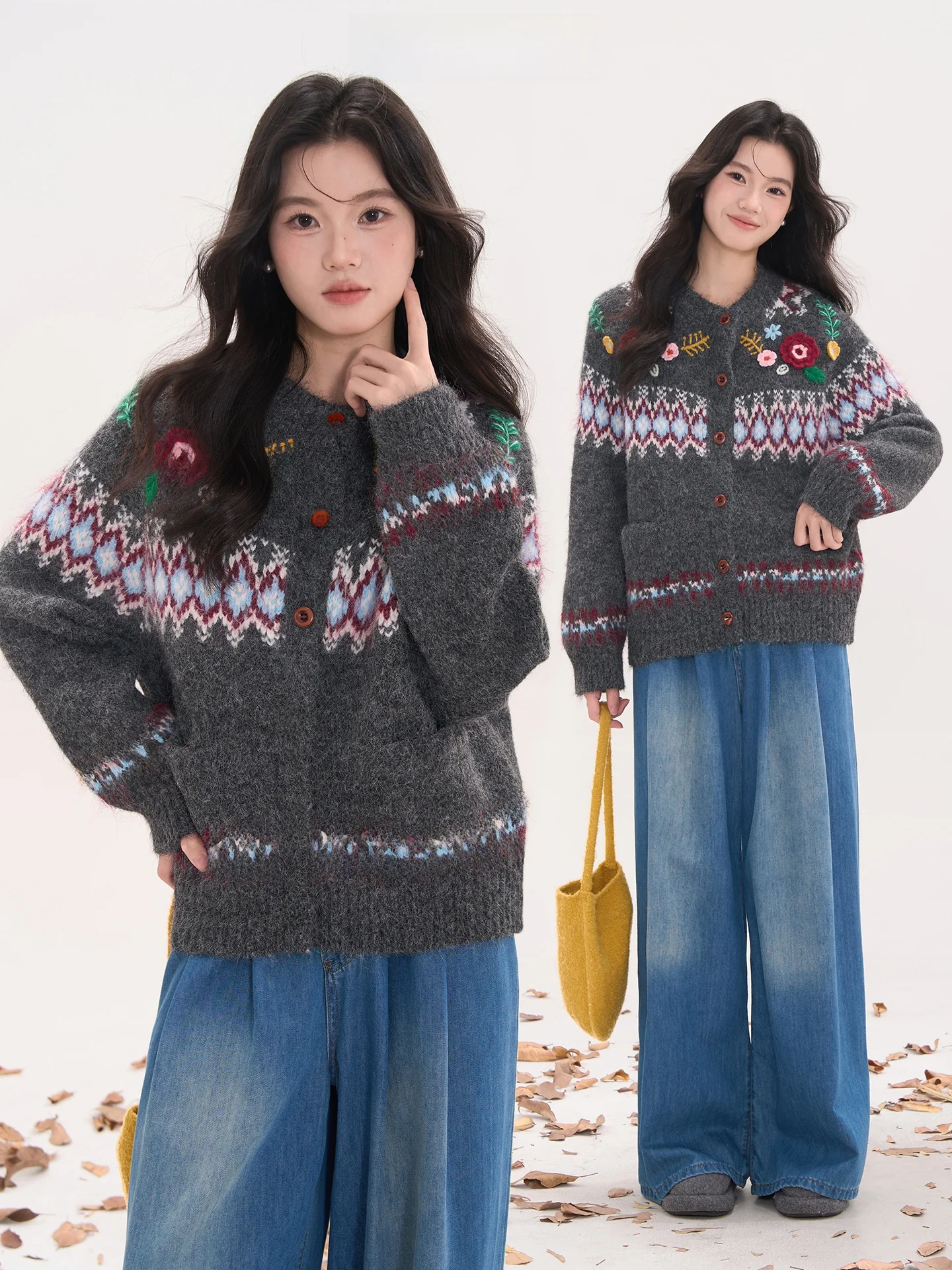 Heme Pixelated 3D Knitted Sweater Coat Women's Open Cardigan Warm Autumn Winter Faion Commute Sle Polyester Nylon Wool Blend
Heme Pixelated 3D Knitted Sweater Coat Women's Open Cardigan Warm Autumn Winter Faion Commute Sle Polyester Nylon Wool Blend