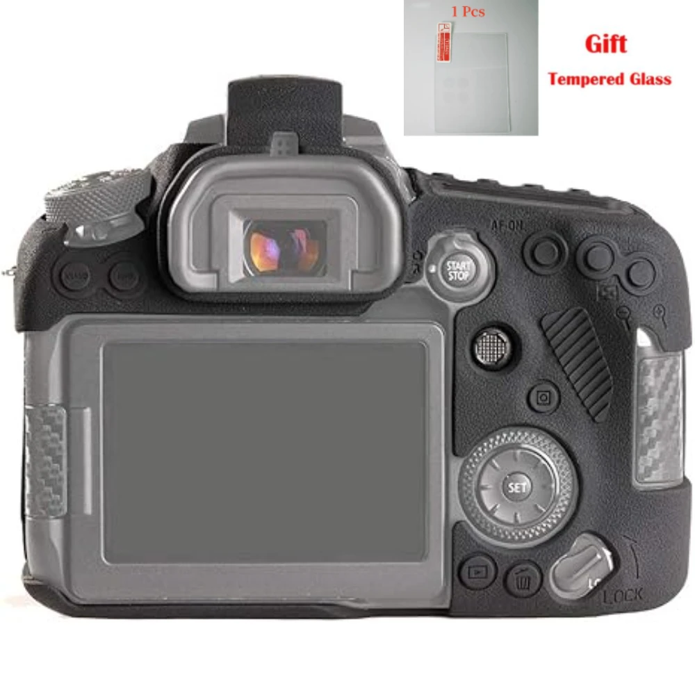 Camera Bag , For Canon 90D Protector Cover ,Soft Silicone Rubber Camera Protective Body Case Skin + free tempered film
Camera Bag , For Canon 90D Protector Cover ,Soft Silicone Rubber Camera Protective Body Case Skin + free tempered film