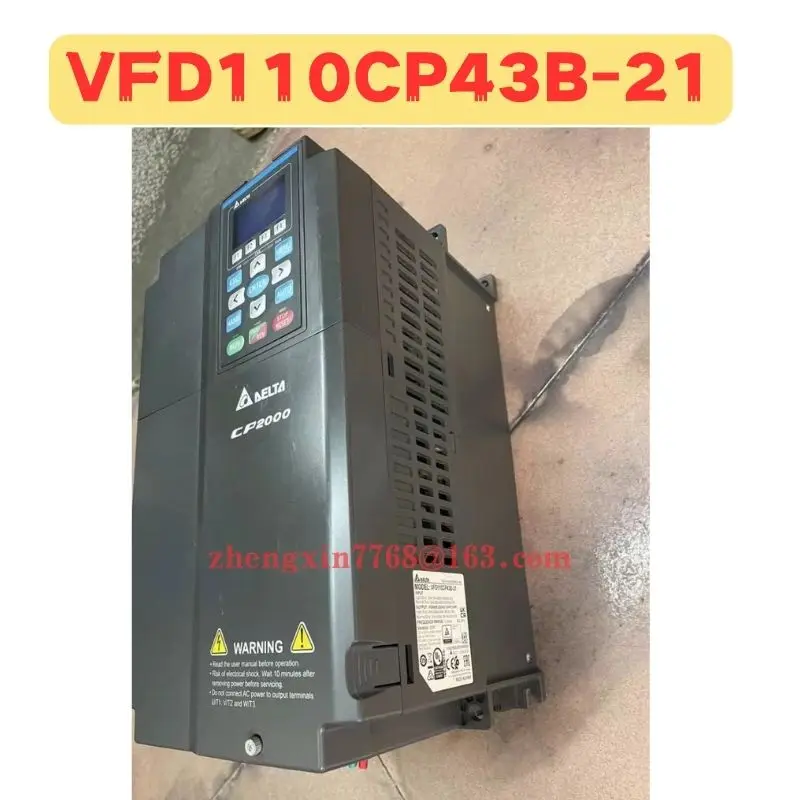 Used Frequency Converter VFD110CP43B-21 VFD110CP43B 21 Normal Function Tested OK
Used Frequency Converter VFD110CP43B-21 VFD110CP43B 21 Normal Function Tested OK