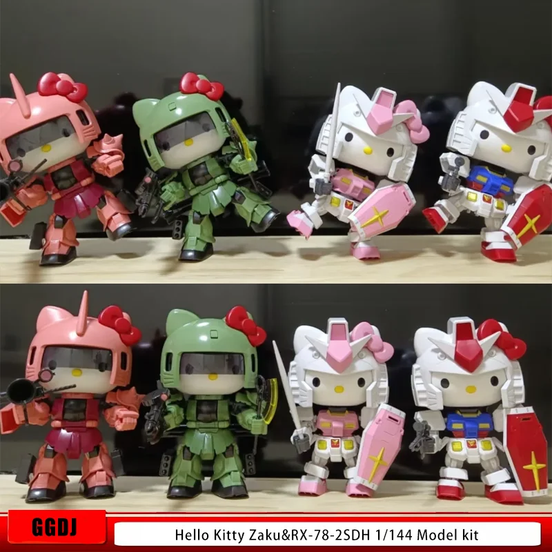 Hello Kitty Collaboration RX-78-2SDH 1/144 Коллекция милых кошек в сборе, комплект моделей, декор, экшн-фигурка, Коллекционная подарочная игрушка
Hello Kitty Collaboration RX-78-2SDH 1/144 Коллекция милых кошек в сборе, комплект моделей, декор, экшн-фигурка, Коллекционная подарочная игрушка