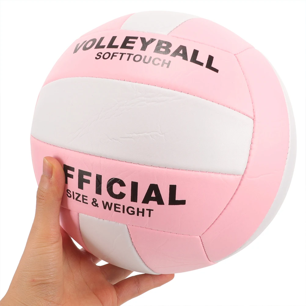Volleyball Soft Indoor Sports Training Equipment Anti Explosion Pink White Color 2 7 Inflatable Practice Ball
Volleyball Soft Indoor Sports Training Equipment Anti Explosion Pink White Color 2 7 Inflatable Practice Ball