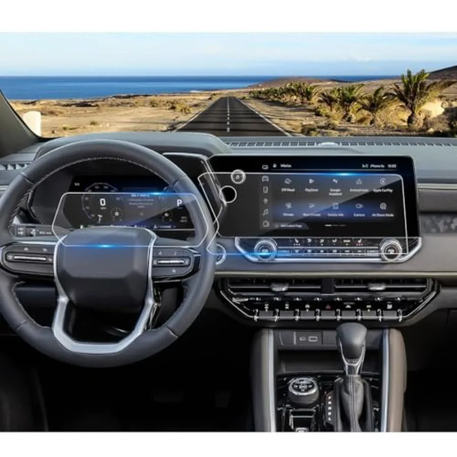 2023-2025 2026 Chevy Colorado Screen Protector for Chevy Colorado Z71/ZR2/ZR2 Bison (11.3Inch Navi+11Inch Dash), 9H Tempered Gl
2023-2025 2026 Chevy Colorado Screen Protector for Chevy Colorado Z71/ZR2/ZR2 Bison (11.3Inch Navi+11Inch Dash), 9H Tempered Gl