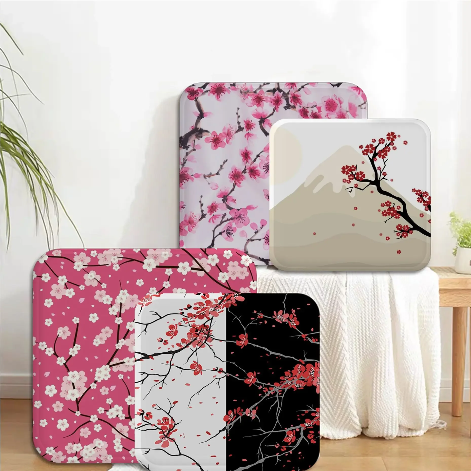 Japanese Style Sakura Cushion Mat Nordic Printing Chair Cushion Soft Office Car Seat Comfort Breathable 45x45cm Sofa Cushion
Japanese Style Sakura Cushion Mat Nordic Printing Chair Cushion Soft Office Car Seat Comfort Breathable 45x45cm Sofa Cushion
