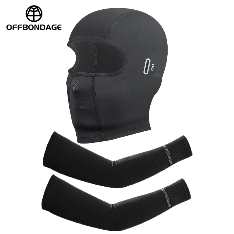 ICE Silk Motorcycle Balaclava Arm Sleeves Full Face Mask Breathable Mesh Helmet Liner Cooling Sun Protection Arm Cover Cycling
ICE Silk Motorcycle Balaclava Arm Sleeves Full Face Mask Breathable Mesh Helmet Liner Cooling Sun Protection Arm Cover Cycling
