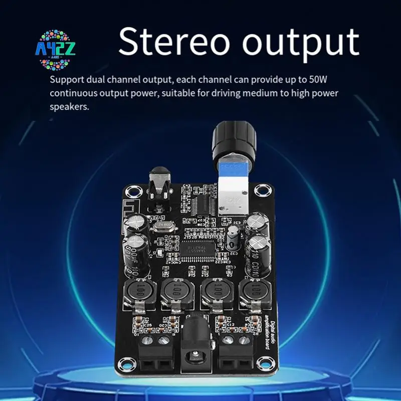 A42Z-DC12V-24V Модуль усилителя класса D 50Wx2 Hi-Fi стерео Bluetooth 5,0 аудиоусилитель с регулируемой громкостью
A42Z-DC12V-24V Модуль усилителя класса D 50Wx2 Hi-Fi стерео Bluetooth 5,0 аудиоусилитель с регулируемой громкостью