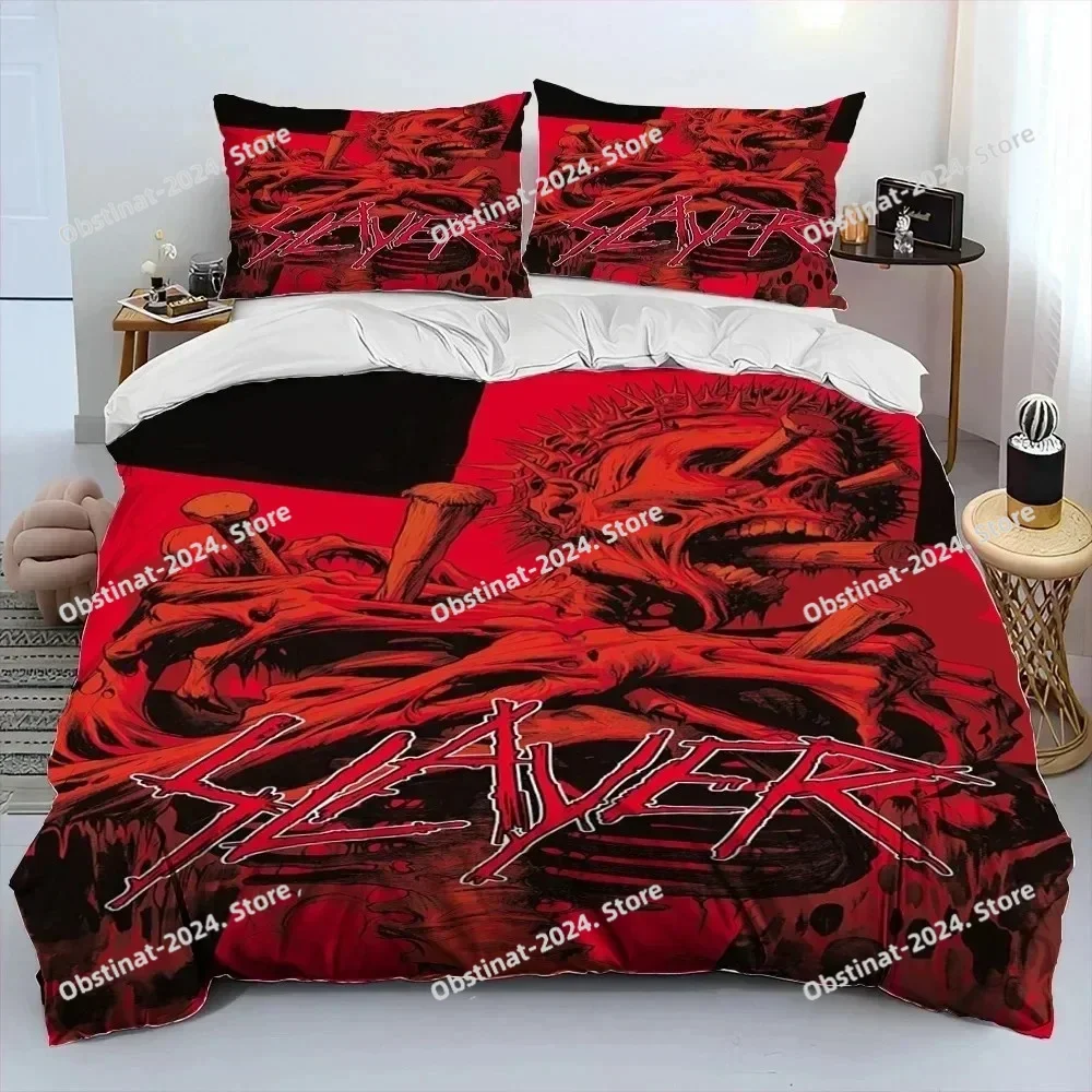 3D Slayer Heavy Metal Band Music Bedding Set Printed single Comforter Quilt Bed Duvet Cover Pillow Case 3 Pieces Kids Adult Size
3D Slayer Heavy Metal Band Music Bedding Set Printed single Comforter Quilt Bed Duvet Cover Pillow Case 3 Pieces Kids Adult Size