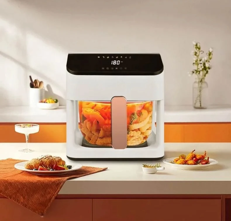 Intelligent Temperature Control Air Fryer Oven Multifunctional Household Transparent Visual Full Glass Pot Automatic Deep Frying
Intelligent Temperature Control Air Fryer Oven Multifunctional Household Transparent Visual Full Glass Pot Automatic Deep Frying