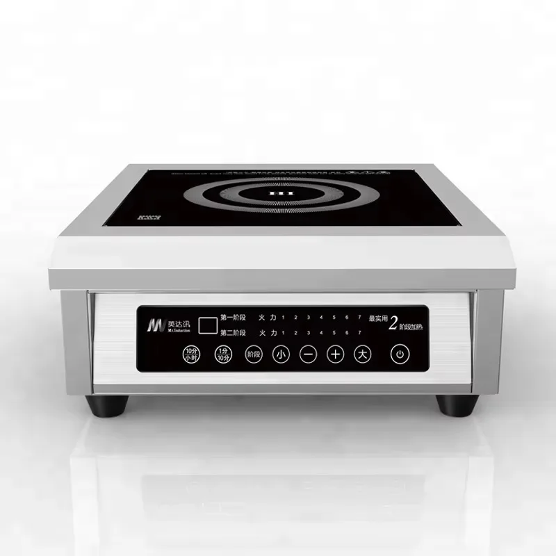 6000W Commercial Flat Electromagnetic Stove Kitchen Induction Cooker Electric 2 Steps Heating Stove for Soup
6000W Commercial Flat Electromagnetic Stove Kitchen Induction Cooker Electric 2 Steps Heating Stove for Soup