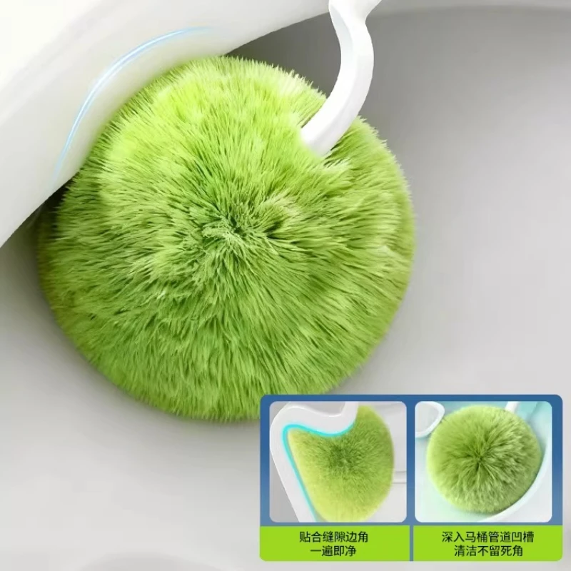 Toilet brush Household wall-mounted toilet brush without dead ends
Toilet brush Household wall-mounted toilet brush without dead ends